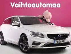 Valkoinen Käytetty 2016 Volvo V60 R-Design Farmari | 8 490 € (Hyvä tarjous)