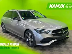 Hopea / harmaa Käytetty 2023 Mercedes C220 Avantgarde Farmari | 46 990 € (Kallis)
