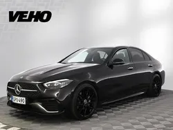 Musta Käytetty 2023 Mercedes C300e Advanced Plus Sedan | 53 800 € (Hieman kallis)