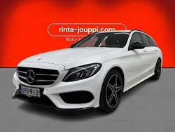 Valkoinen Käytetty 2017 Mercedes C220 AMG Farmari | 28 800 € (Kallis)