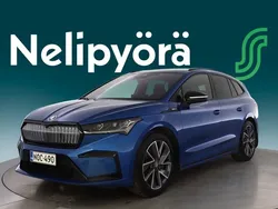 Sininen Käytetty 2021 Skoda Enyaq iV SportLine Katumaasturi | 42 900 € (Kallis)