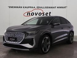 Harmaa Käytetty 2022 Audi Q4 Sportback e-tron S-Line Katumaasturi | 36 570 € (Hyvä tarjous)