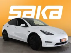Valkoinen Käytetty 2021 Tesla Model Y Long Range Katumaasturi | 35 700 € (Perustarjous)