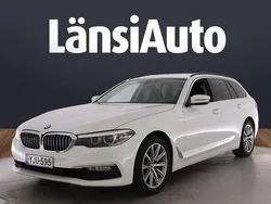 Valkoinen Käytetty 2018 BMW 530 Farmari | 31 800 € (Kallis)