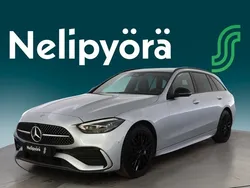 Harmaa Käytetty 2024 Mercedes C300e AMG line Farmari | 61 450 € (Perustarjous)