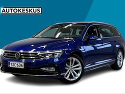 Sininen Käytetty 2020 VW Passat R-line Farmari | 24 990 € (Kallis)