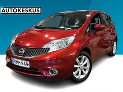 Punainen Käytetty 2013 Nissan Note Acenta Tila-auto | 5 890 € (Hieman kallis)