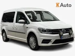 Valkoinen Käytetty 2019 VW Caddy Maxi Trendline Tila-auto | 14 490 €
