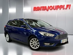 Sininen Käytetty 2017 Ford Focus Titanium Farmari | 11 480 € (Hyvä tarjous)
