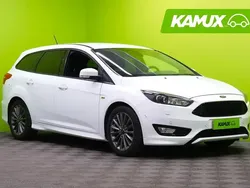 Valkoinen Käytetty 2017 Ford Focus ST-Line Farmari | 12 200 € (Hyvä tarjous)