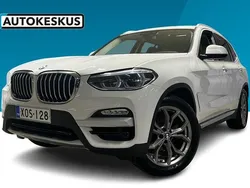 Valkoinen Käytetty 2018 BMW X3 xLine Katumaasturi | 29 900 € (Perustarjous)