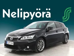 Musta Käytetty 2013 Lexus CT200h Sport Line Viistoperä | 13 900 € (Perustarjous)