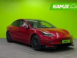 Punainen Käytetty 2019 Tesla Model 3 Long Range Sedan | 27 490 € (Perustarjous)