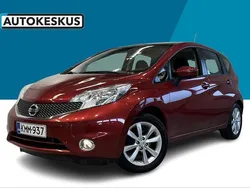 Punainen Käytetty 2013 Nissan Note Acenta Tila-auto | 7 290 € (Hieman kallis)