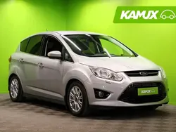 Hopea / harmaa Käytetty 2014 Ford C-MAX Titanium Tila-auto | 9 880 € (Hieman kallis)