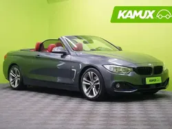 Hopea / harmaa Käytetty 2014 BMW 420 Comfort Edition Avoauto | 23 300 €