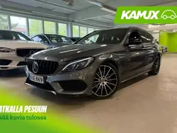 Hopea / harmaa Käytetty 2017 Mercedes C220 Premium Farmari | 24 900 € (Kallis)