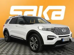 Valkoinen Käytetty 2020 Ford Explorer Platinum Katumaasturi | 40 900 € (Perustarjous)