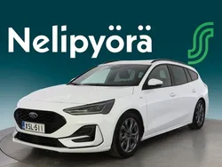 Valkoinen Käytetty 2024 Ford Focus ST-Line Farmari | 32 900 € (Hieman kallis)