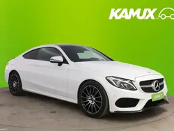 Valkoinen Käytetty 2016 Mercedes C180 AMG Coupe - kaksiovinen | 23 690 € (Kallis)