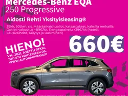 Käytetty 2021 Mercedes EQA250 Progressive Katumaasturi | 49 900 €