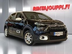 Musta Käytetty 2022 Citroën C3 PureTech Viistoperä | 8 900 € (Supertarjous)