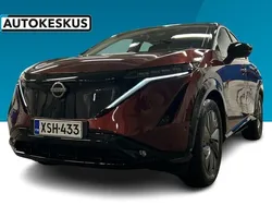 Musta Käytetty 2024 Nissan Ariya Evolve Katumaasturi | 46 900 € (Hieman kallis)