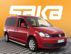 Punainen Käytetty 2015 VW Caddy Maxi Trendline Tila-auto | 12 490 € (Hieman kallis)