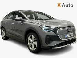 Harmaa Käytetty 2024 Audi Q4 Sportback e-tron Advanced Plus Katumaasturi | 57 500 €