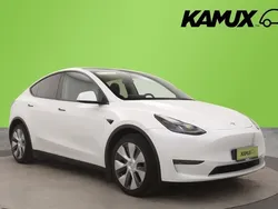 Pearl white metallic Käytetty 2022 Tesla Model Y Long Range Katumaasturi | 45 790 € (Kallis)