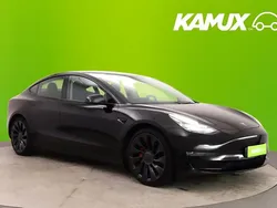 Musta Käytetty 2022 Tesla Model 3 Performance Sedan | 32 900 € (Perustarjous)