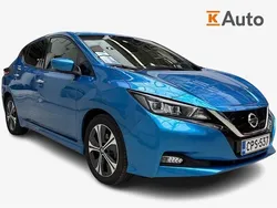 Sininen Käytetty 2021 Nissan Leaf N-Connecta Viistoperä | 14 590 € (Hyvä tarjous)