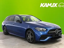 Sininen Käytetty 2022 Mercedes C300e AMG line Farmari | 37 800 € (Supertarjous)