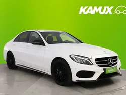 Valkoinen Käytetty 2017 Mercedes C200 AMG Sedan | 23 740 € (Perustarjous)
