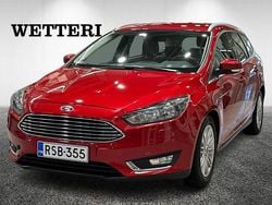Punainen Käytetty 2015 Ford Focus Titanium Farmari | 10 000 € (Perustarjous)