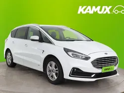 Valkoinen Käytetty 2021 Ford S-MAX Titanium Tila-auto | 30 900 € (Perustarjous)