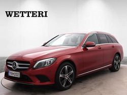 Punainen Käytetty 2020 Mercedes C300e Avantgarde Edition Farmari | 22 490 € (Hieman kallis)