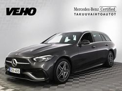 Harmaa Käytetty 2022 Mercedes C300e Advanced Plus Farmari | 39 300 € (Hyvä tarjous)
