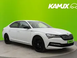 Valkoinen Käytetty 2020 Skoda Superb SportLine Sedan | 22 900 € (Hyvä tarjous)