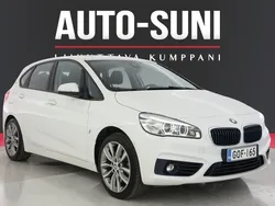 Valkoinen Käytetty 2017 BMW 225 Active Tourer Tila-auto | 12 400 € (Hyvä tarjous)