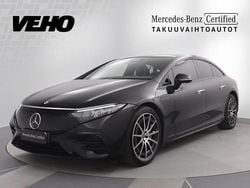 Musta Käytetty 2022 Mercedes EQS450+ AMG line Sedan | 65 400 € (Hieman kallis)