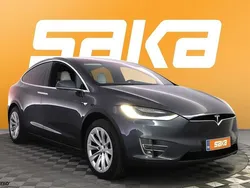 Harmaa Käytetty 2017 Tesla Model X Katumaasturi | 35 890 € (Perustarjous)