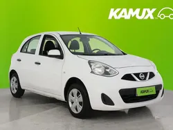Valkoinen Käytetty 2015 Nissan Micra Visia Viistoperä | 5 190 € (Perustarjous)