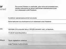 Käytetty 2025 Polestar 4 Pilot Katumaasturi | 74 500 € (Perustarjous)