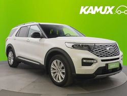 Valkoinen Käytetty 2021 Ford Explorer Platinum Katumaasturi | 42 790 € (Perustarjous)