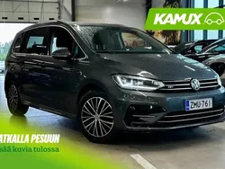Hopea / harmaa Käytetty 2020 VW Touran R-line Tila-auto | 34 990 € (Kallis)