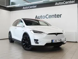 Valkoinen Käytetty 2020 Tesla Model X Long Range Katumaasturi | 49 800 € (Perustarjous)