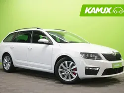 Valkoinen Käytetty 2015 Skoda Octavia RS Farmari | 9 850 € (Supertarjous)