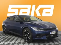 Sininen Käytetty 2022 Kia EV6 GT-Line Katumaasturi | 33 900 € (Hieman kallis)
