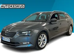 Harmaa Käytetty 2015 Skoda Superb Style Farmari | 19 890 € (Kallis)